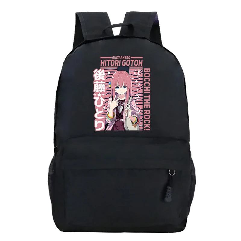 Bocchi The Rock Teens Backpacks Hot Harajuku Schoolbags