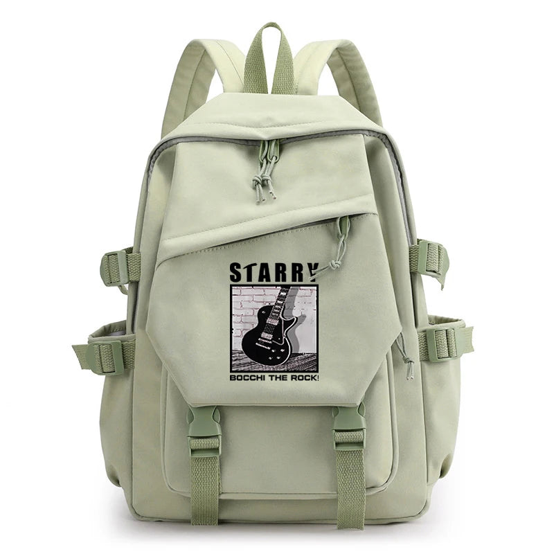 Bocchi The Rock Zip Anti-theft School Bags High Bag Women Light Travel Bags