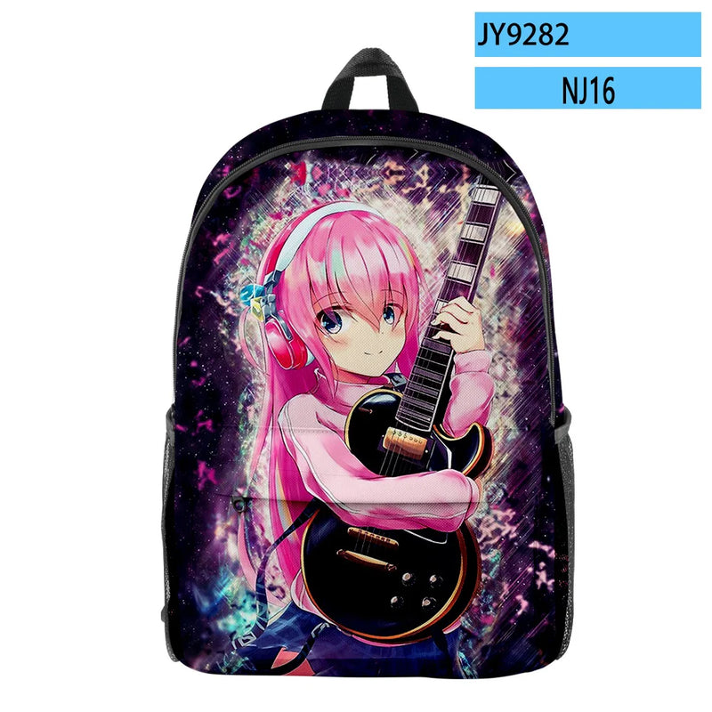 Bocchi the Rock Anime Japan Manga Backpack Student School Bag Daypack