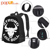 Bodybuilding Powerlifting Strong Like Bull Backpack Large Capacity Hot