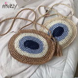 Bohemia Summer Straw Rope Woven Shoulder Messenger Bag