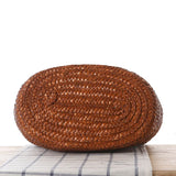 Bohemia Straw Shoulder Bag Large Capcity Woven Bucket Beach Travel Handbag