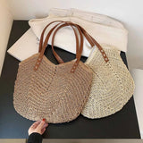 Bohemian Woven Shoulder Bags Large Capacity Beach Handbags