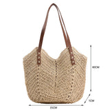 Bohemian Woven Shoulder Bags Large Capacity Beach Handbags