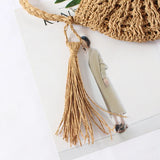 Bohemian Straw Woven Shoulder Bag Hollow Out Rattan Handbag