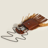 Bohemian Skull Rivet Chain Fringe Vintage Women's Handbags