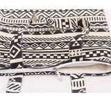 Boho Striped Women Shoulder Bag High Cotton Travel School Books Bags