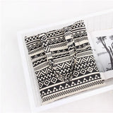 Boho Striped Women Shoulder Bag High Cotton Travel School Books Bags