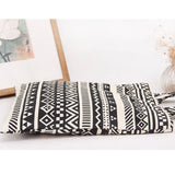 Boho Striped Women Shoulder Bag High Cotton Travel School Books Bags