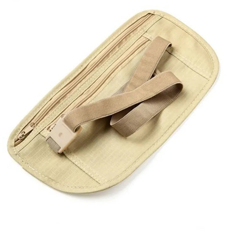 Boho Style Women Waist Bag Adjustable Strap Zipper Chest Bag