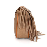 Boho Tassel Crossbody Bag Large Capacity Shoulder Bag for Women