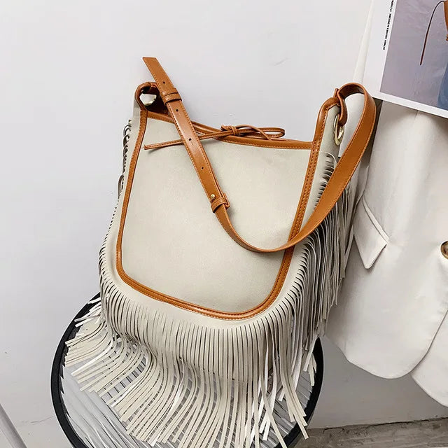 Boho Tassel Shoulder Bag Crossbody