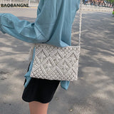 Boho Women Straw Beach Bag Shoulder Messenger Bags Summer Travel Totes
