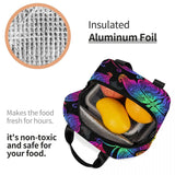 Boho Butterflies Lunch Food Box Bag Insulated Thermal Picnic Lunch Bag
