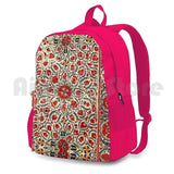 Vintage Bokhara Suzani Embroidery Print Outdoor Backpack