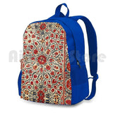 Vintage Bokhara Suzani Embroidery Print Outdoor Backpack