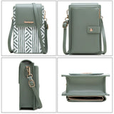 Mini Small Women Crossbody Bag PU Leather Flap Phone Bags Wallet