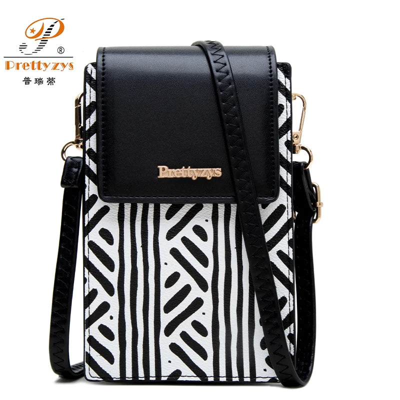 Mini Small Women Crossbody Bag PU Leather Flap Phone Bags Wallet