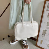 Leather Women Handbag Shoppers Ladies Large Office Briefcase