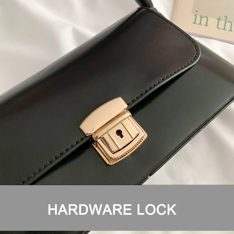 Women Shoulder Bag Pu Leather Vintage Solid For Mobile Phone Keys Party