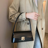 Women Shoulder Bag Pu Leather Vintage Solid For Mobile Phone Keys Party