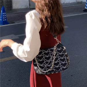 Women's Stylish Retro Love Shoulder Bag