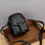 Vintage PU Leather Shoulder Bag Women Crossbody Bags Female Casual Small Purse