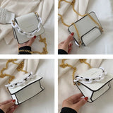 Mini Crossbody Bag for Women, Acrylic Chain Shoulder Bag