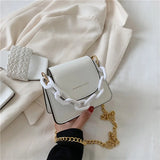 Mini Crossbody Bag for Women, Acrylic Chain Shoulder Bag