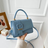 PU Leather Woman Handbags Female Shoulder Bag All-match Messenger Small Squ...