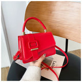 PU Leather Woman Handbags Female Shoulder Bag All-match Messenger Small Squ...