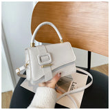 PU Leather Woman Handbags Shoulder Bag Messenger Small Square Bag