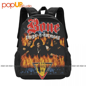 Bone Thugs N Harmony Eyes Backpack Shoe Bag Large Capacity