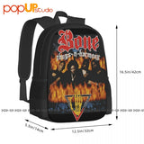 Bone Thugs N Harmony Eyes Backpack Shoe Bag Large Capacity