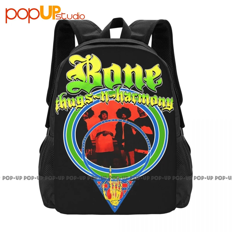 BTNH Vintage Art Print 3D Backpack Large Capacity