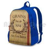 Paris Grain Sack Faux Outdoor Hiking Backpack