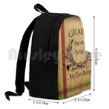 Paris Grain Sack Faux Outdoor Hiking Backpack