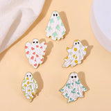 Spooky Ghost Enamel Pins Halloween Brooches Funny Jewelry