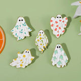 Spooky Ghost Enamel Pins Halloween Brooches Funny Jewelry