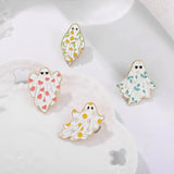 Spooky Ghost Enamel Pins Halloween Brooches Funny Jewelry
