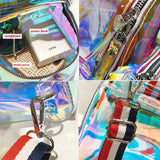 Laser Jelly Transparent Mini Backpack Girl School PVC