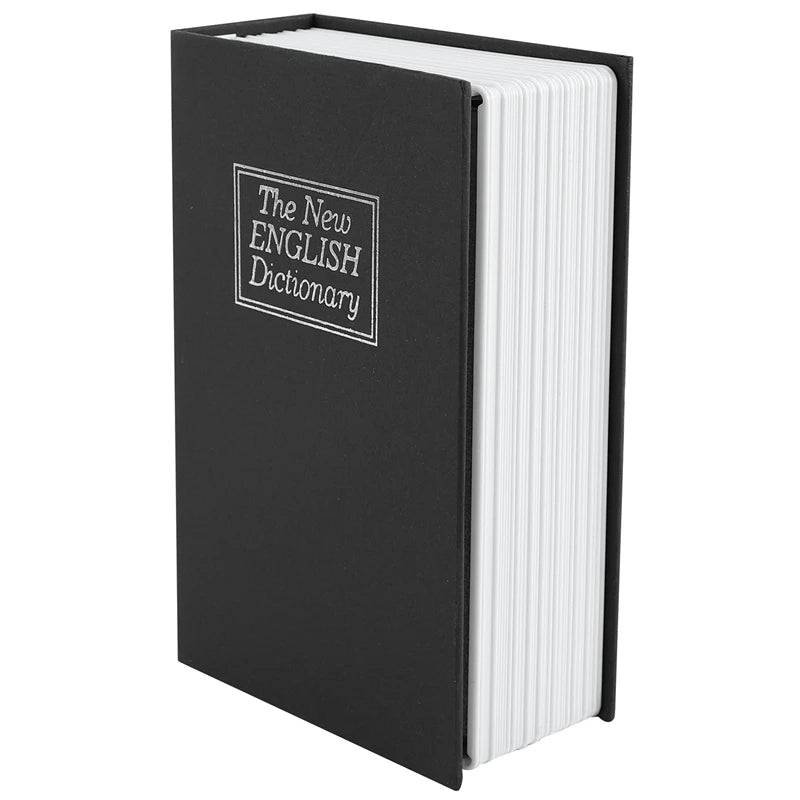 Combination Lock Book Safe Portable Safe Box - Money, Jewelry, Passport