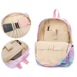 Travel Book Storage Bag with Zipper Pockets