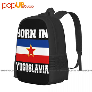 Yugonostalgic Yugoslavia Flag Backpack Large Capacity Storage Bag