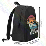 Kite Surf Sunset Beach Backpack Gym Shoe Bag