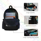 Kite Surf Sunset Beach Backpack Gym Shoe Bag