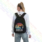 Kite Surf Sunset Beach Backpack Gym Shoe Bag