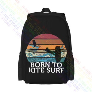 Kite Surf Sunset Beach Backpack Gym Shoe Bag