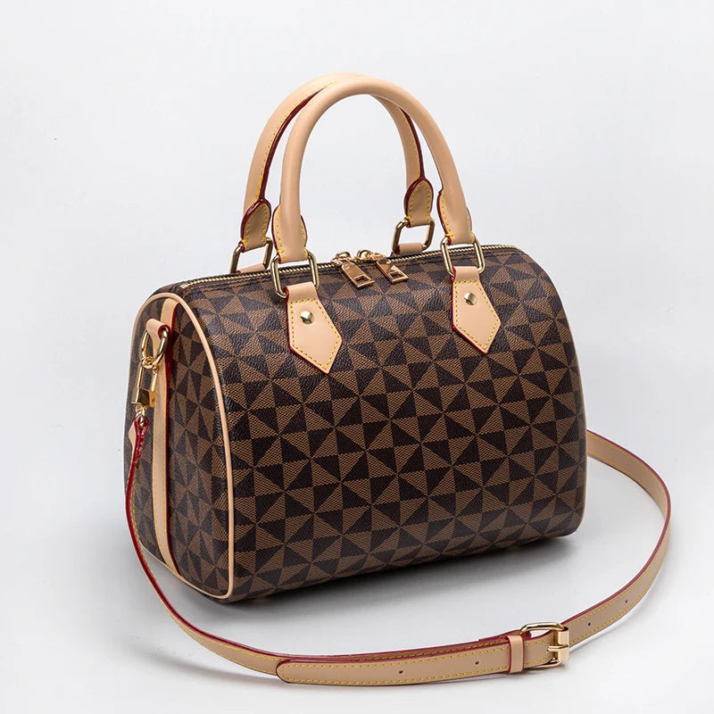 Boston Plaid Crossbody Shopper Bag
