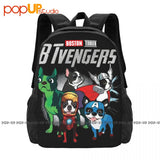 Boston Terrier Btvengers Backpack Large Capacity Print Training Gymnast Bag
